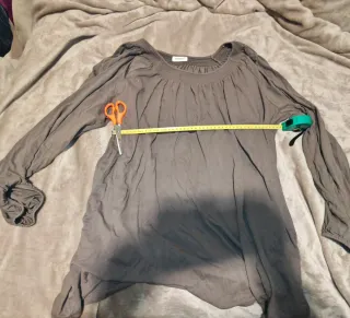 Camiseta manga larga marrón