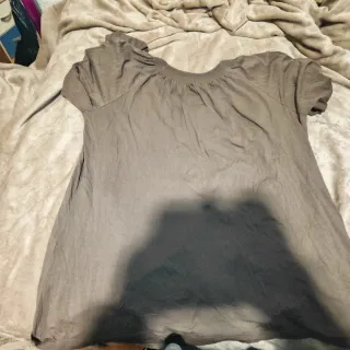 Camiseta manga larga marrón