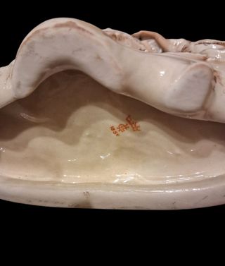 Porcellana Gräfenthal coppia scena romantica