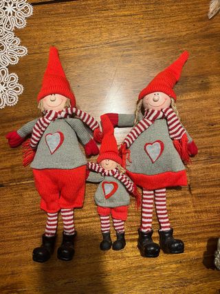 Muñecos Navidad Familia