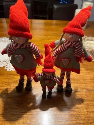 Muñecos Navidad Familia