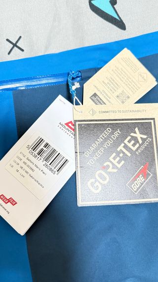 Pantalón Mountain Equipment Gore-Tex Azul