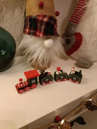 Tren Navideño Adorno