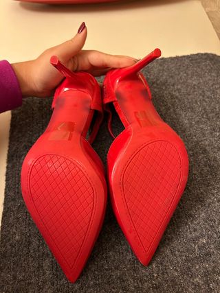 Scarpe rosse con tacco