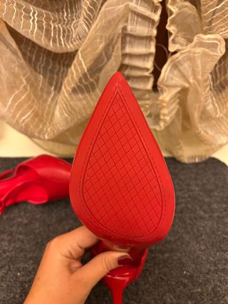 Scarpe rosse con tacco