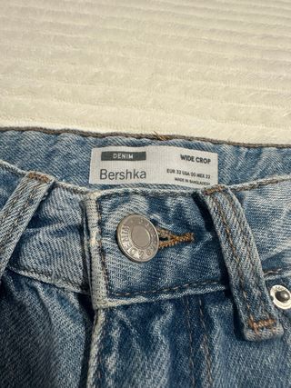 Calças Bershka Wide Crop Tam. 32