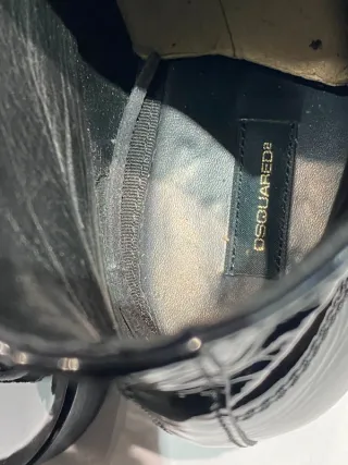 Botín piel charol de Dsquared2