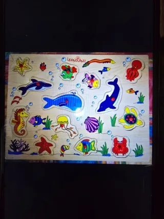 Puzzle Legnoland Mare per Bambini