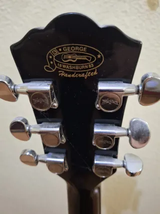 Guitarra Electroacústica Washburn Negra