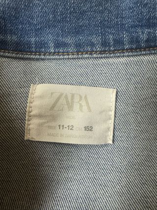 Chaqueta vaquera Zara T. 11-12 años