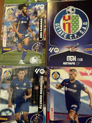 13 Cromos Getafe CF Megacrack 25-26 Segunda edicio