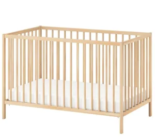 Cuna Ikea haya + colchón y fundas