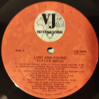 Vinilo Jazz - Lost & Found -Putter Smith