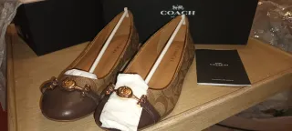 Bailarinas Coach Piel Marrón Talla 39