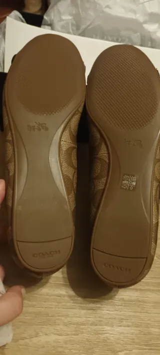 Bailarinas Coach Piel Marrón Talla 39