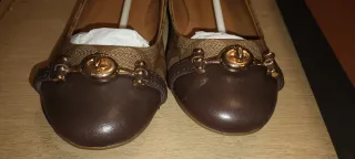 Bailarinas Coach Piel Marrón Talla 39