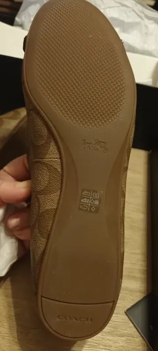 Bailarinas Coach Piel Marrón Talla 39