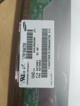 Pantalla Portátil Samsung 15.6 LTN156AT05,
