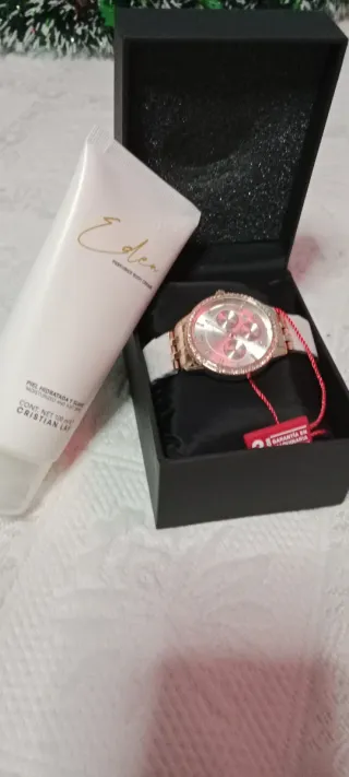 Reloj Cristian Lay Dorado y Plateado