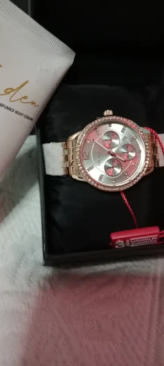 Reloj Cristian Lay Dorado y Plateado