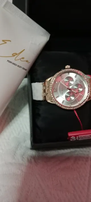 Reloj Cristian Lay Dorado y Plateado