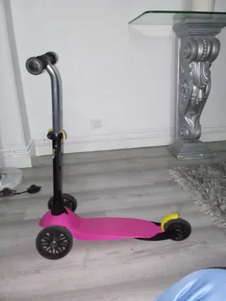 Patinete 3 ruedas niña rosa