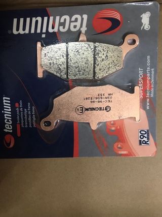 Pastillas de freno traseras  moto