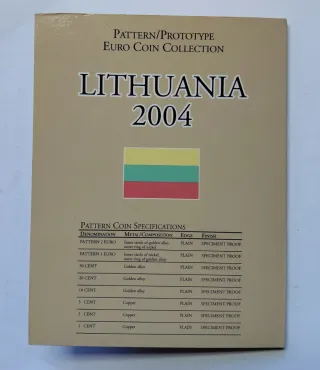 Cartera Lituania 2004 Colección Euro