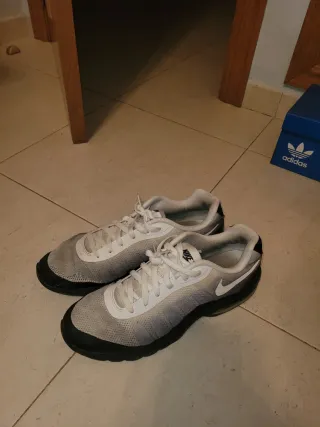 Zapatillas Nike Hombre Gris y Blanco