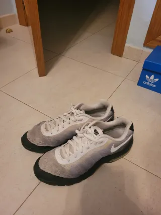 Zapatillas Nike Hombre Gris y Blanco