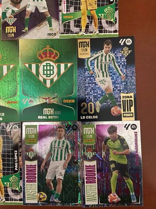Lote 11 cromos Real Betis Megacrack 25-26