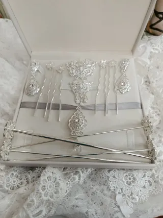 Aderezo de Fallera Plata a estrenar