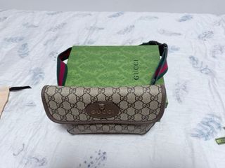 Borsa a spalla Gucci GG Supreme Multicolore