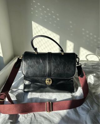 Bolso Grande Negro Zara Vintage
