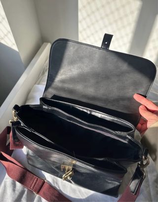 Bolso Grande Negro Zara Vintage