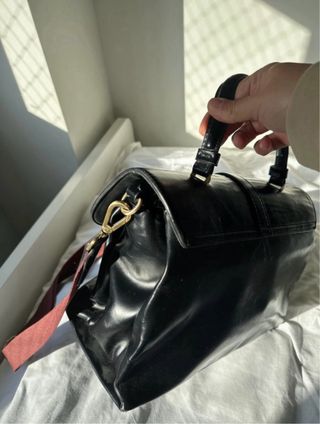 Bolso Grande Negro Zara Vintage