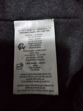 Chaqueta de Piel Dustin Negra Hombre