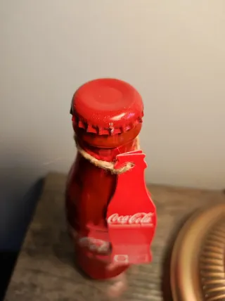 Botella Coca-Cola Roja Cromada Aluminio