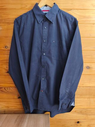 Camisa Tommy Hilfiger Color Azul Talla L.