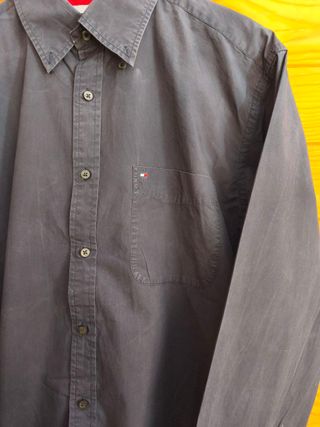 Camisa Tommy Hilfiger Color Azul Talla L.