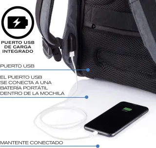 Mochila Antirrobo XD DESIGN Camuflaje Azul