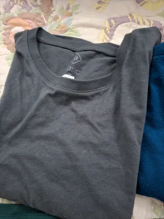 Lote 4 camisetas mujer manga larga