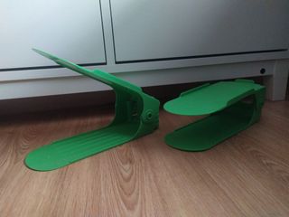 3 Organizadores Zapatos Apilables Plástico