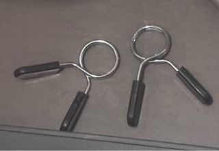 Barra Z para pesas 120cm con bloqueadores