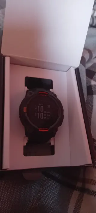 Garmin Solar Smartwatch Nero/Arancio