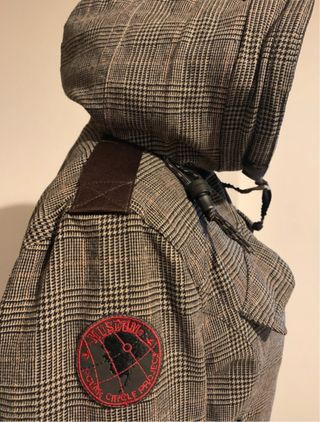 Giacca in piuma d’oca donna fantasia plaid