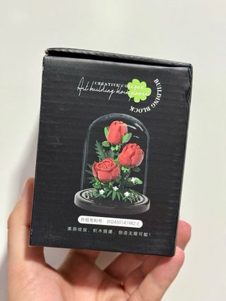 Building Block Flower Roses Botanicals - No Lego