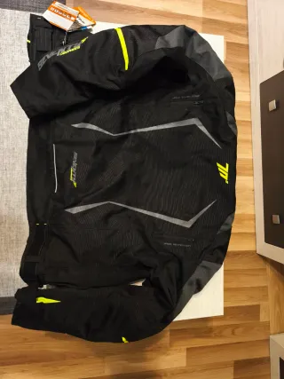 Chaqueta moto Seventh Negra/Amarilla Talla XL