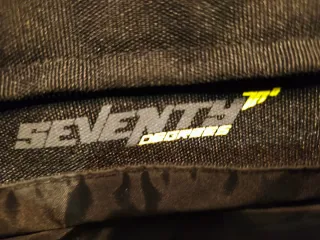 Chaqueta moto Seventh Negra/Amarilla Talla XL