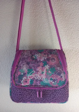Bolso térmico Gabol floral y leopardo